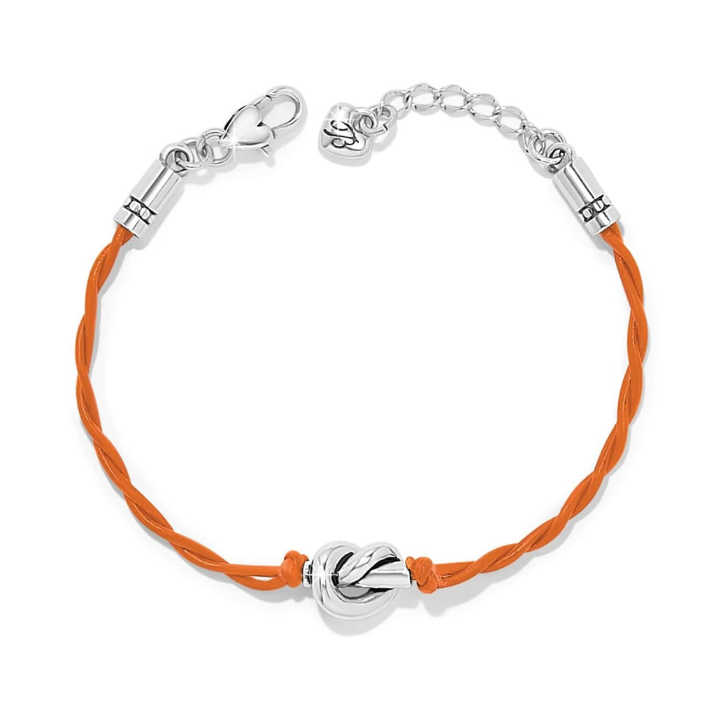Interlok Single Knot Leather Bracelet