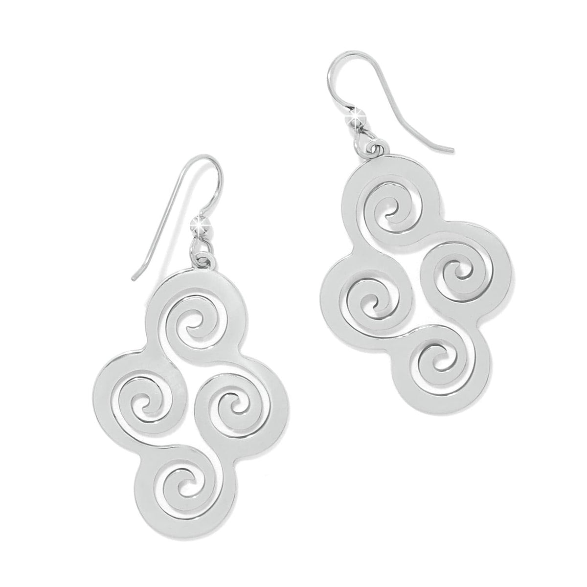 Vertigo Spiral French Wire Earrings
