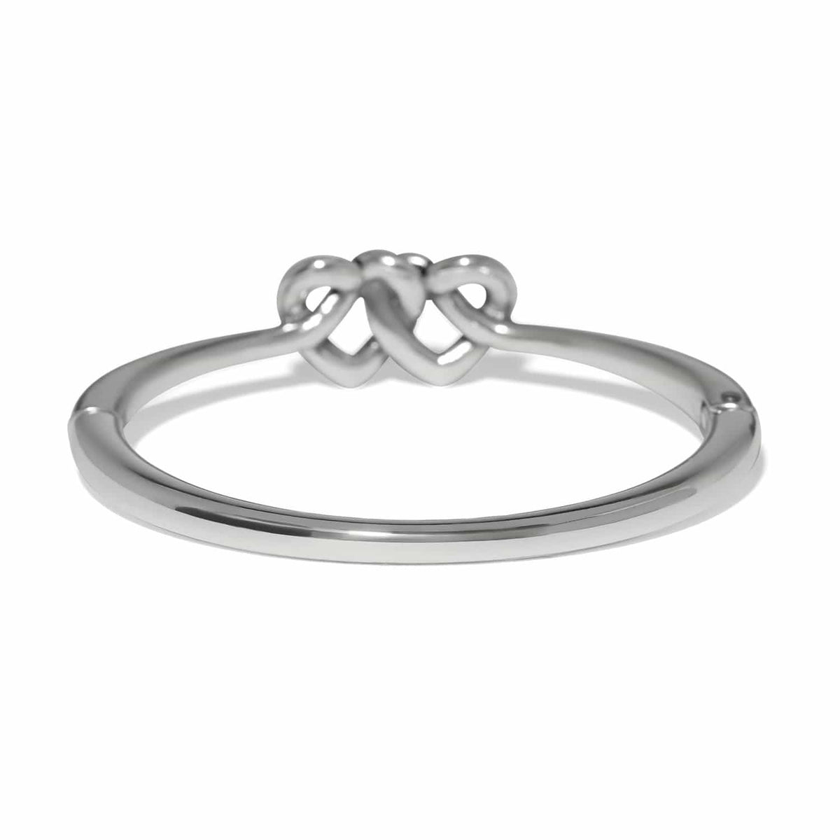 Interlok Linked Hearts Hinged Bangle
