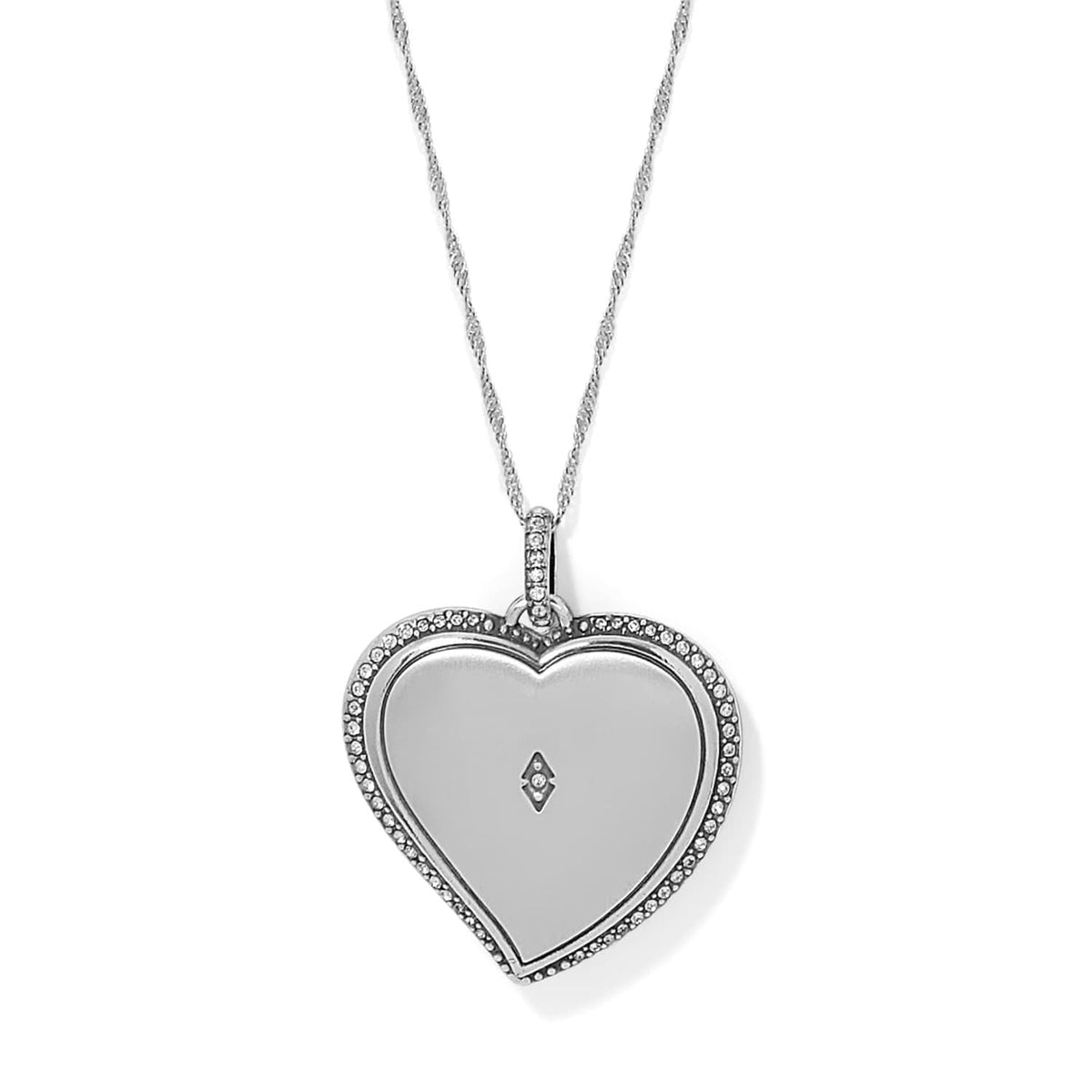 Trust Your Journey Convertible Reversible Large Heart Necklace