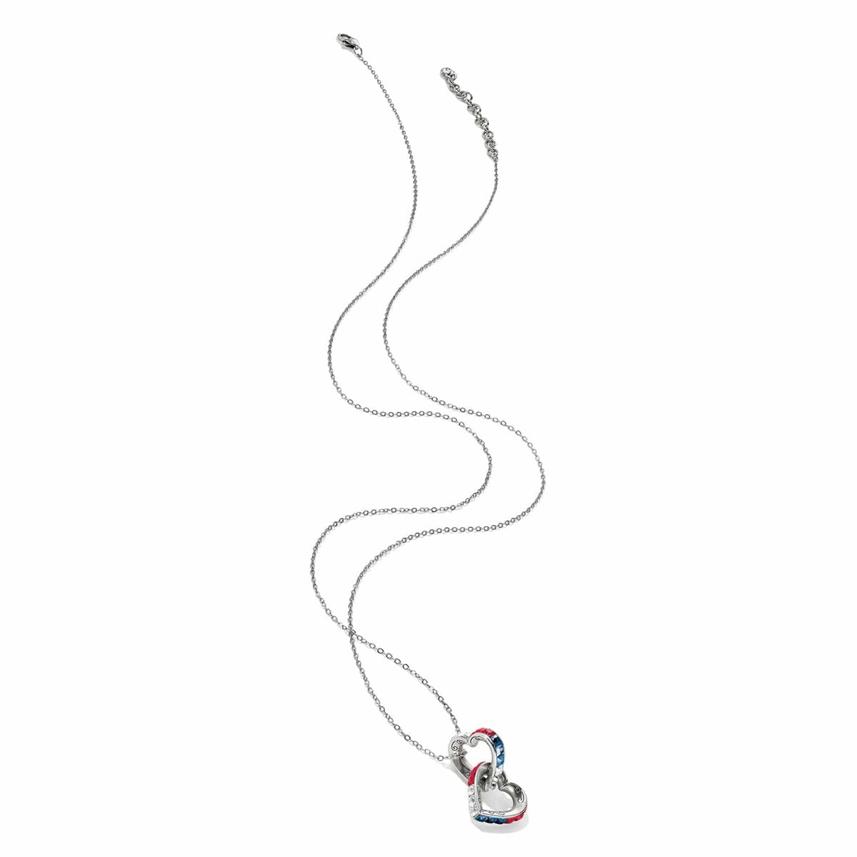 Spectrum Hearts Long Necklace