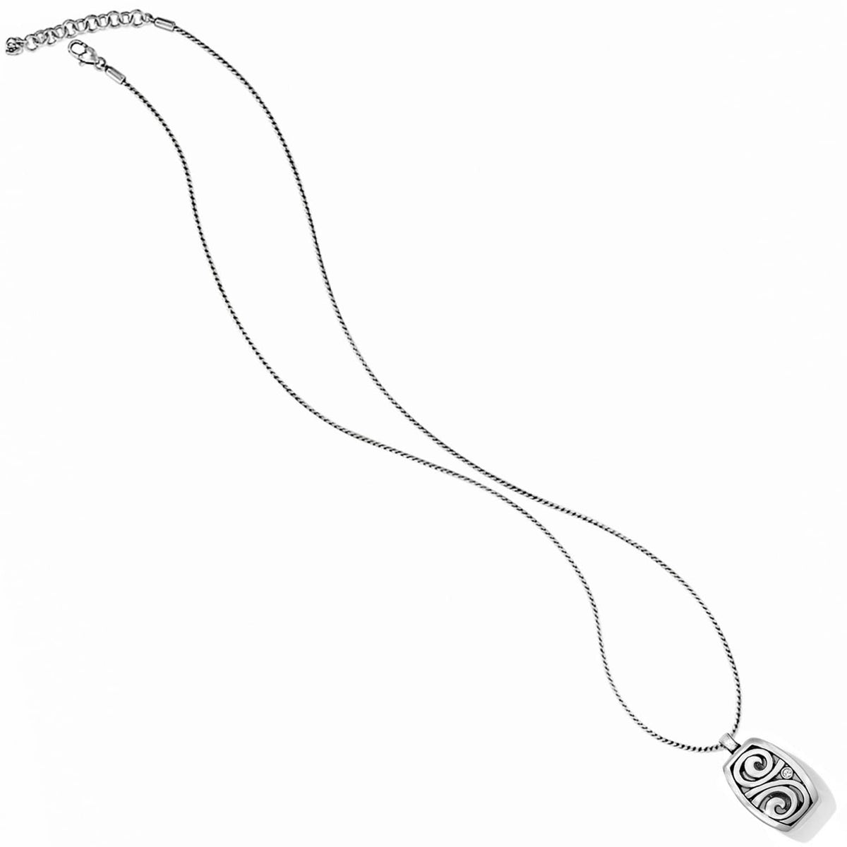 London Groove Badge Clip Necklace