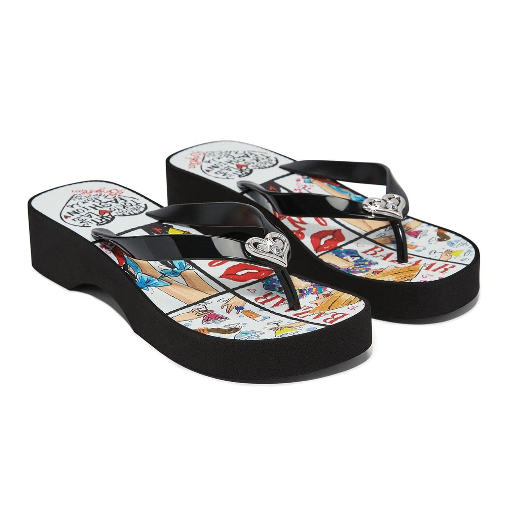 Model Platform Flip Flops