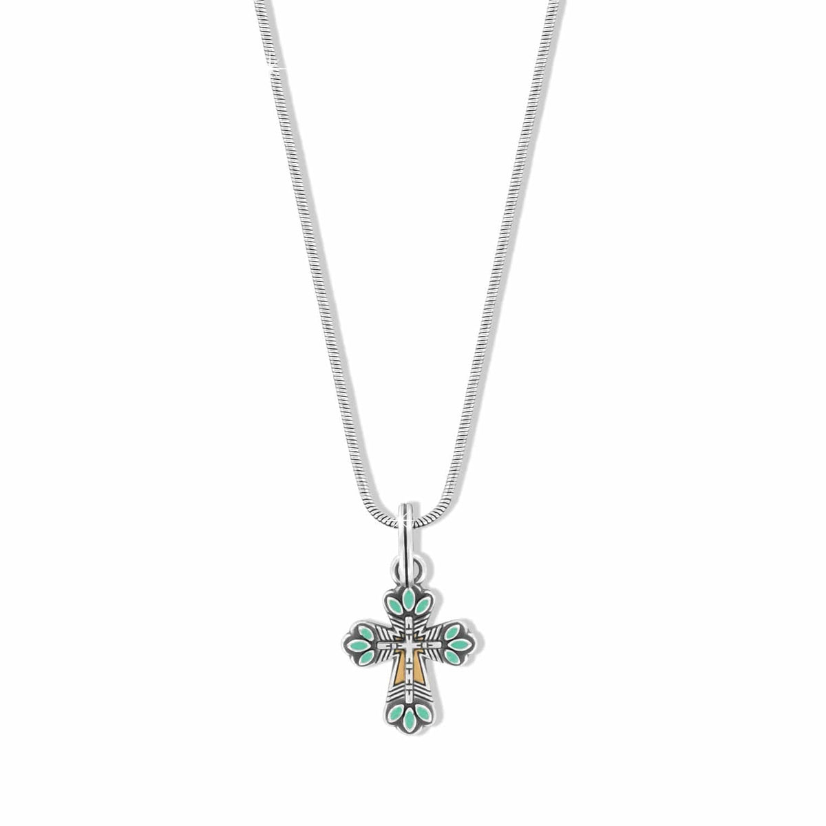 Pueblo Cross Charm Necklace