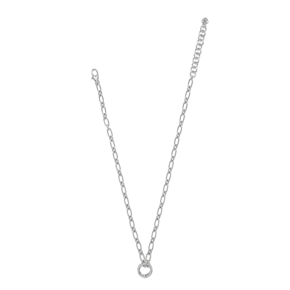 Isadora Dot Link Open Charm Ring Necklace