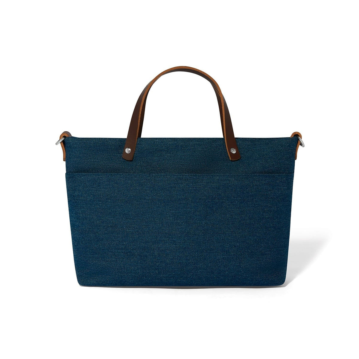 Tulip Garden Denim Embroidered Tote