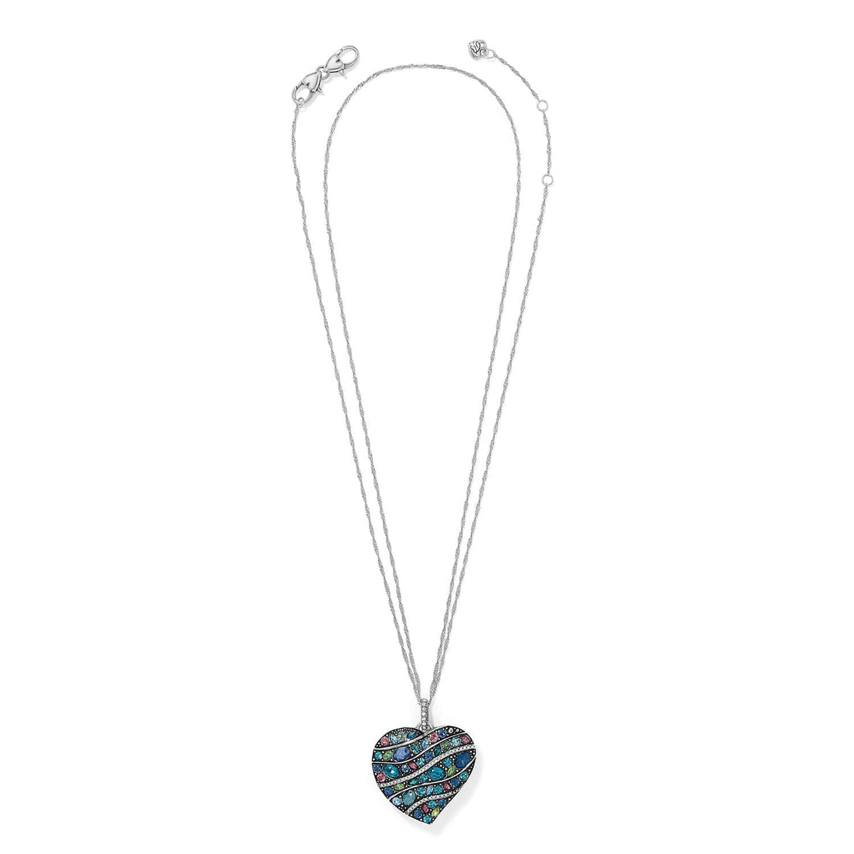 Trust Your Journey Convertible Reversible Large Heart Necklace