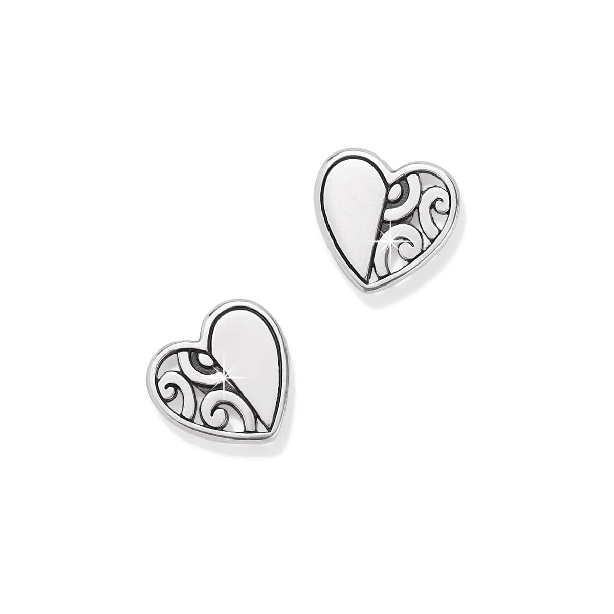 Deco Heart Mini Post Earrings