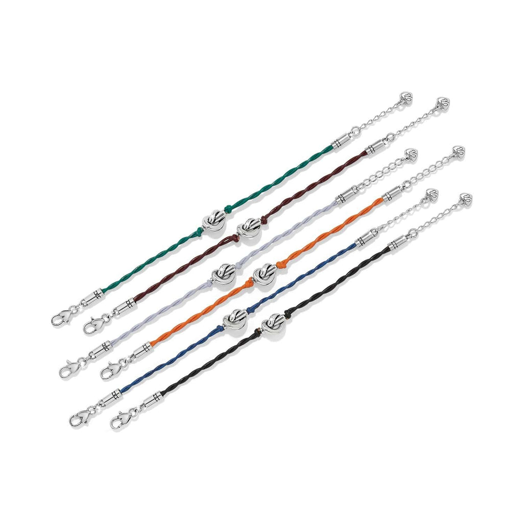 Interlok Single Knot Leather Bracelet