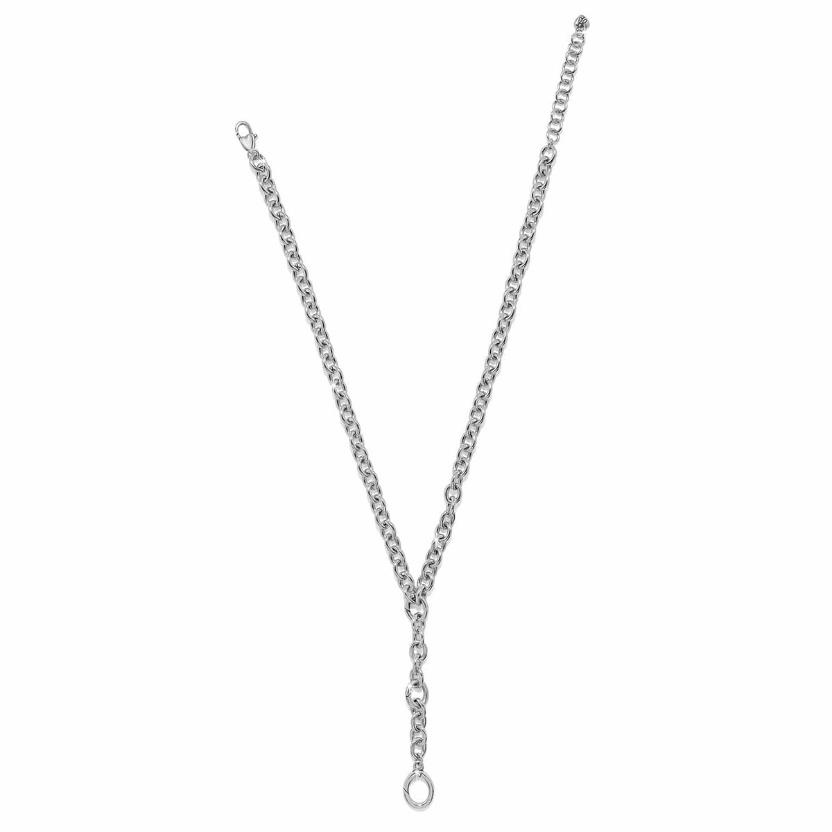 Luxe Y Shape Open Charm Ring Necklace