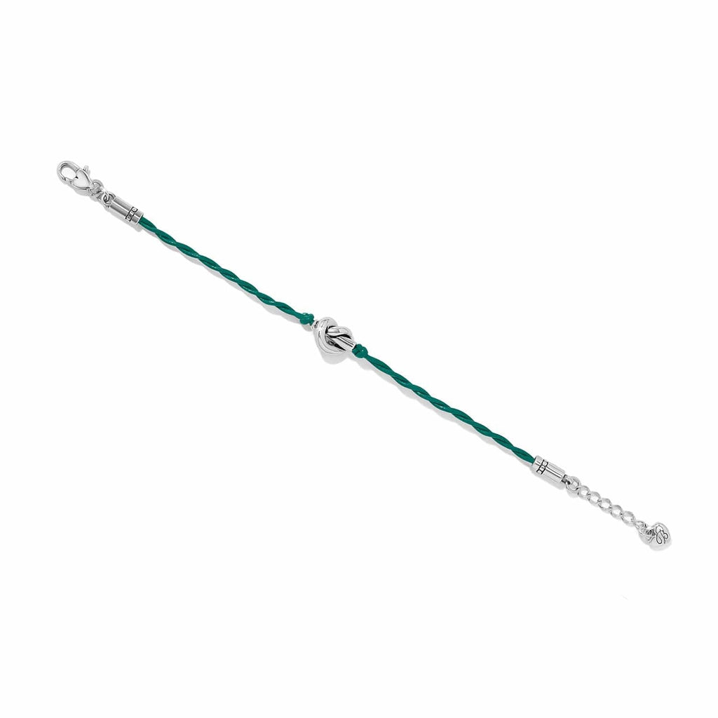 Interlok Single Knot Leather Bracelet
