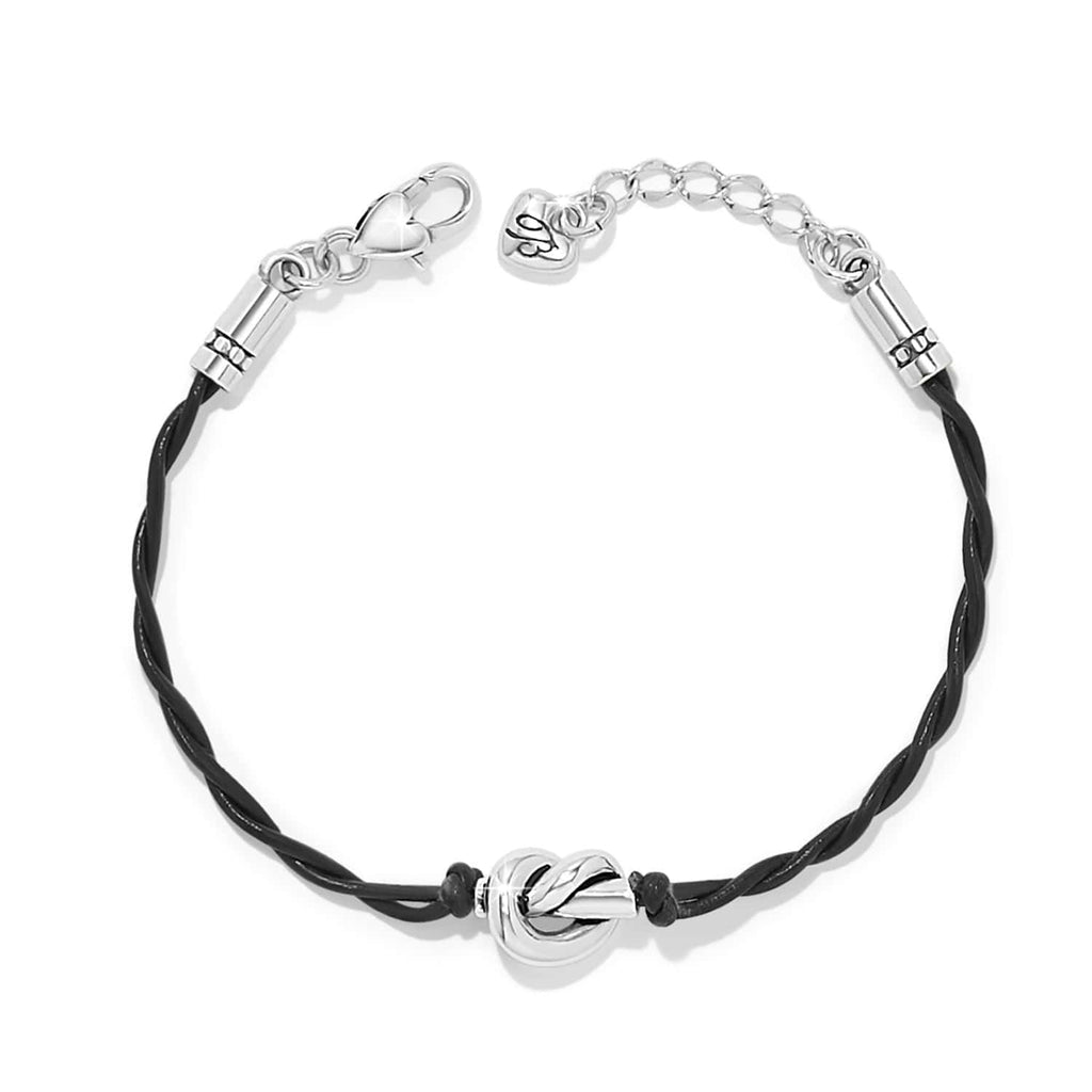 Interlok Single Knot Leather Bracelet