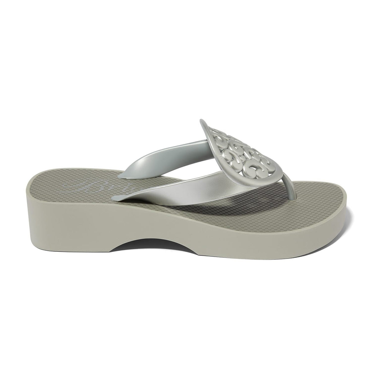 Artful Platform Flip Flops