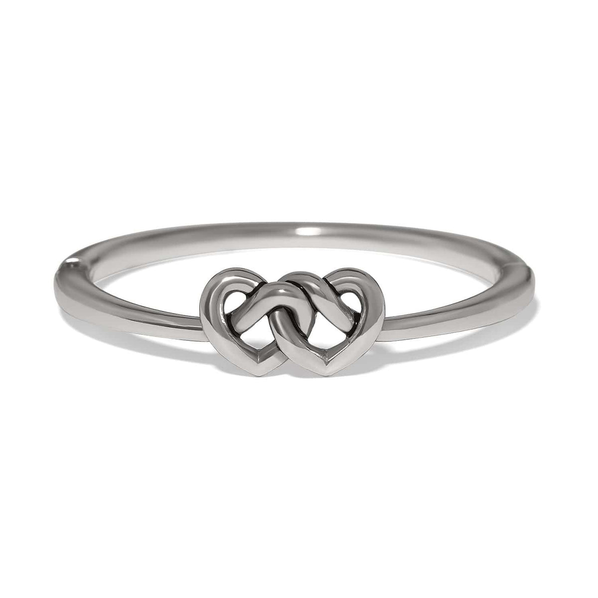 Interlok Linked Hearts Hinged Bangle