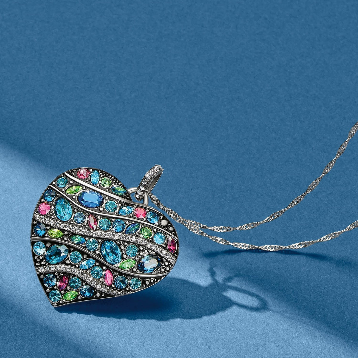 Trust Your Journey Convertible Reversible Large Heart Necklace