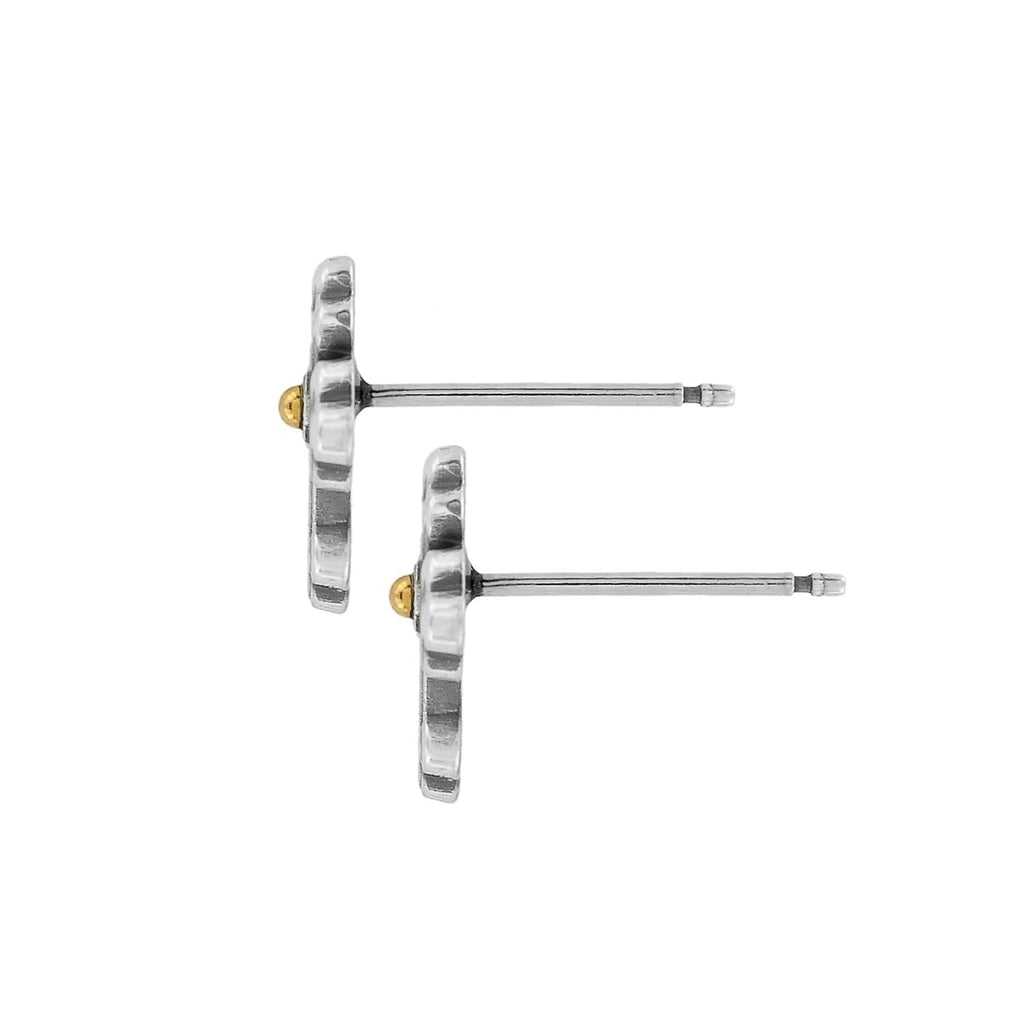 Luna Cross Mini Post Earrings